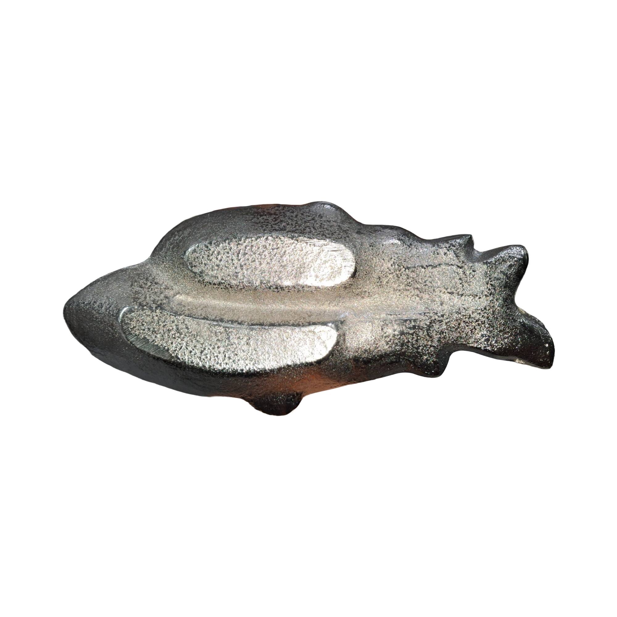10.5" Silver Metal Fish Tray by Ashland®